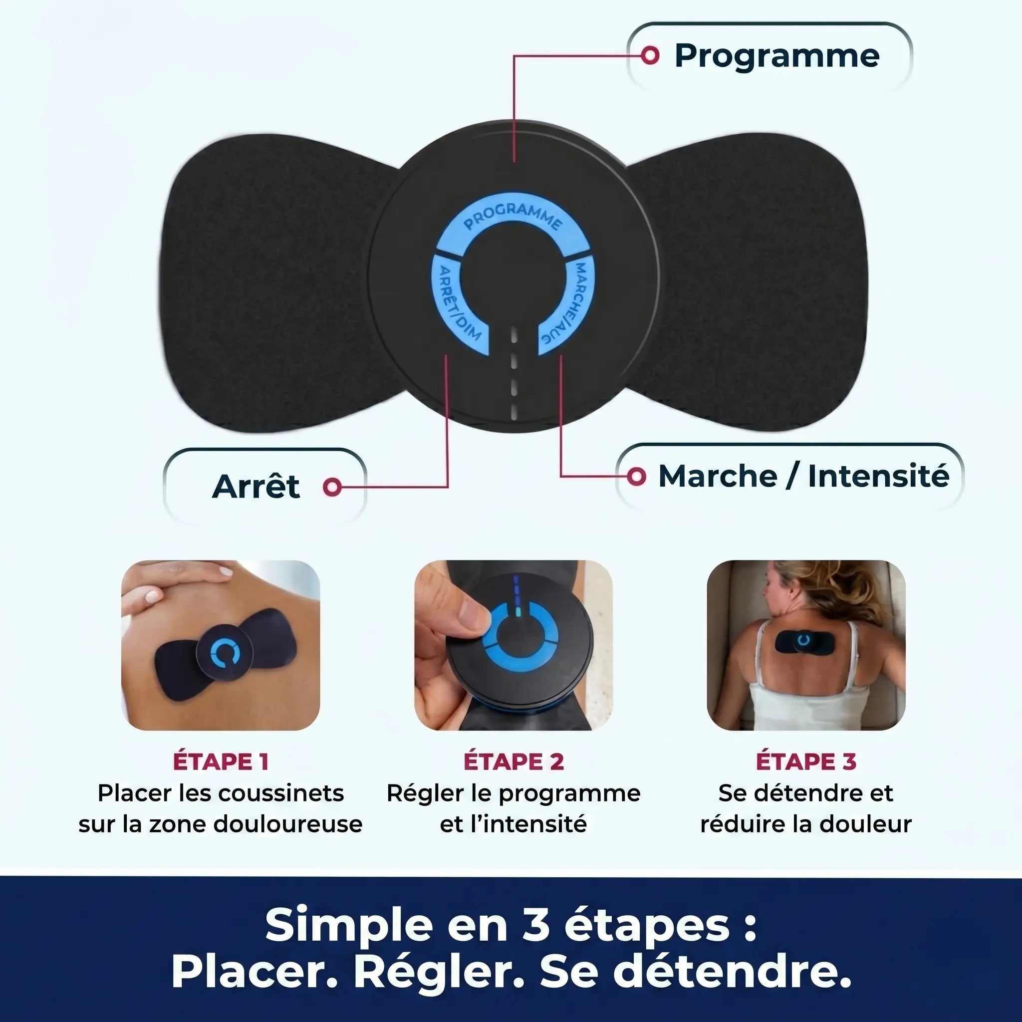 Semeryn™ RevitaPulse - Appareil de massage multifonction