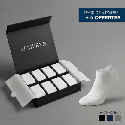 Semeryn BambooFeet - Chaussettes courtes Premium en Bambou