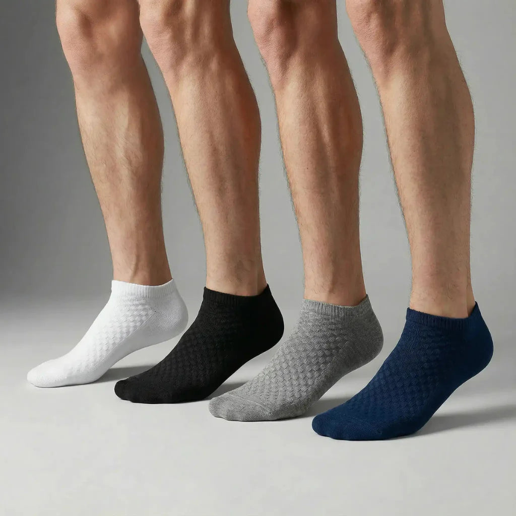 Semeryn BambooFeet - Chaussettes courtes Premium en Bambou