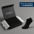 Semeryn BambooFeet - Chaussettes courtes Premium en Bambou