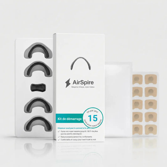 AirSpire™ - Kit Magnétique Nasal pour la Respiration