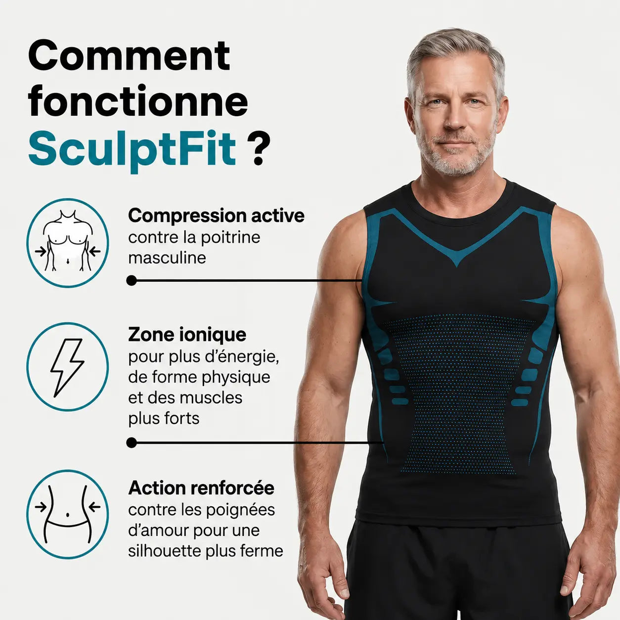 SculptFit™ 4.0 Enfin, une journée où vous ne pensez plus à votre ventre.