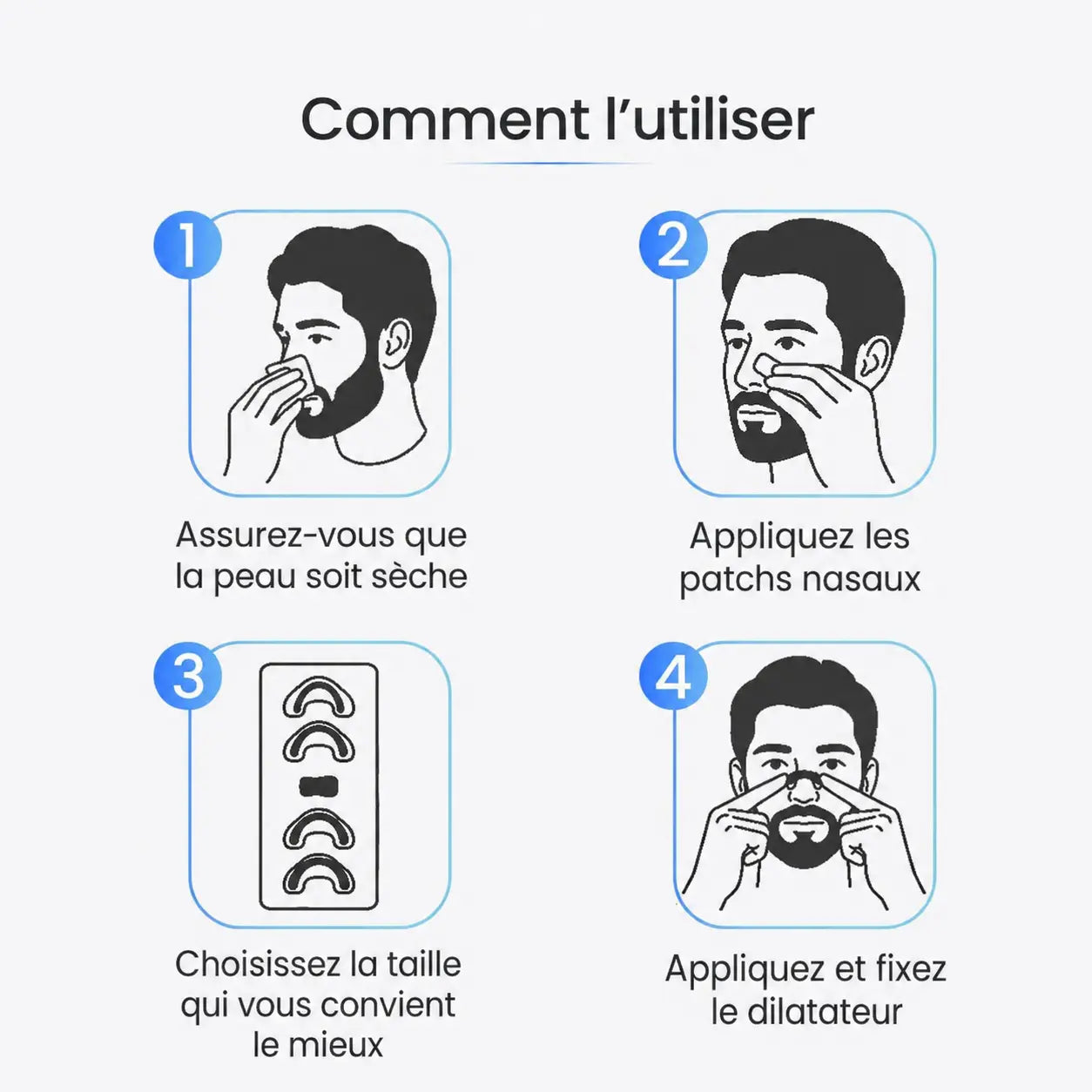 AirSpire™ - Kit Magnétique Nasal pour la Respiration